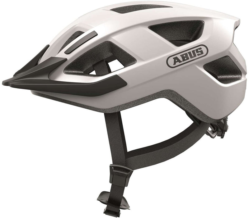 Afbeelding laden in galerijviewer, Abus Helm Aduro 3.0 - Sportieve en chique fietshelm voor veiligheid en comfort - Polar White - L 58-62cm
