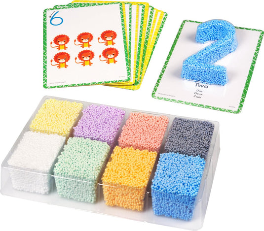 Learning resources playfoam® shape learn numbers set - 3+