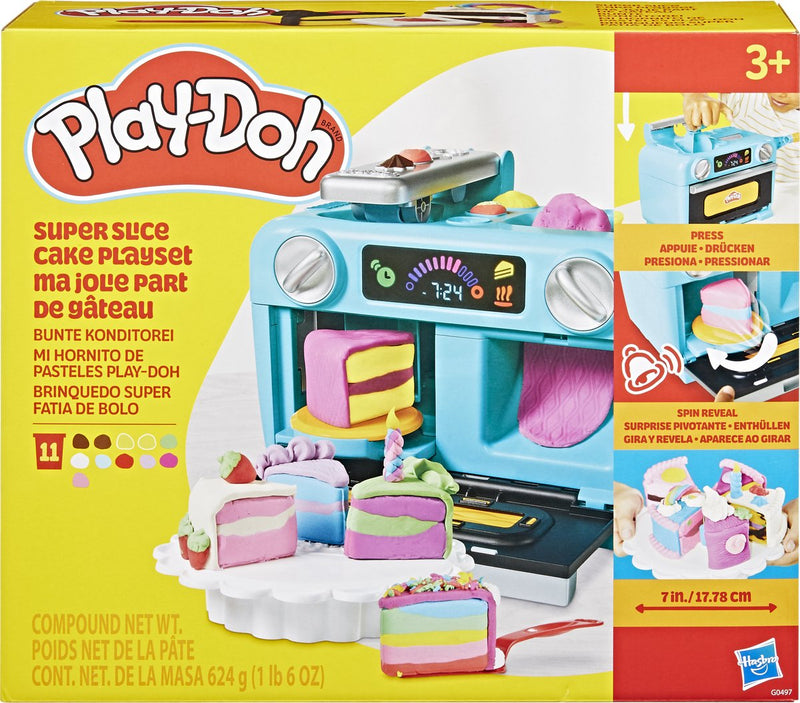 Afbeelding laden in galerijviewer, Play-doh taart met laagjes - boetseerklei
