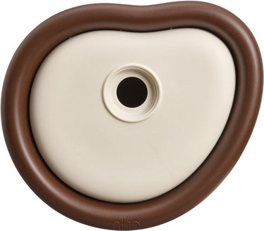 Elho organic bird house 25cm - vogelhuisje voor tuin of balkon - geschikt voor meer dan 11 soorten - 100% gerecycled plastic - l27.4 x b16.8 x h25.4 cm - kastanje bruin