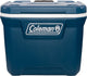 Coleman 50qt xtreme koelbox - 47 liter - wielen - blauw