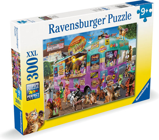 Ravensburger puzzel hot diggity dogs - legpuzzel - 300 xxl stukjes