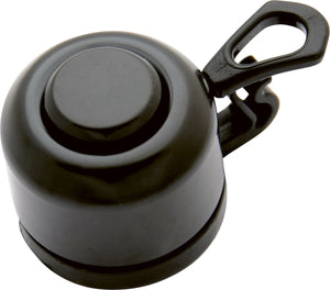 fietsbel mini 34 mm zwart
