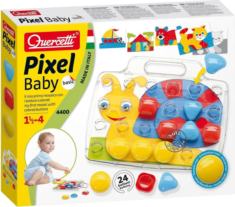 Afbeelding laden in galerijviewer, Quercetti pixel baby insteekmozaïek slak
