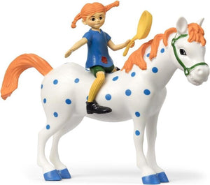 Pippi langkous figuren en witje