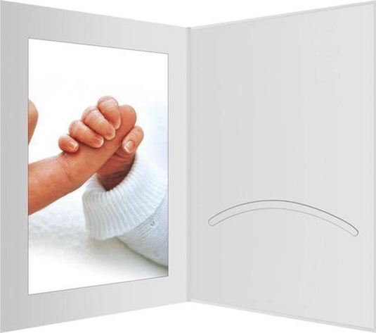 Daiber 1x100 portretmappen m. passepartout 15x20 wit mat