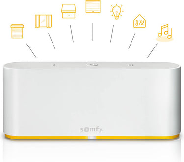 Somfy tahoma switch - smart home hub - zigbee, io-home control rts - google home, alexa apple homekit - slimme schakelaar voor rolluiken, zonwering, raamdecoratie verlichting