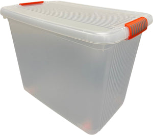 Curver k latch opbergbox xxl transparant 69l 59 x39xh45cm