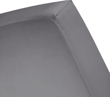 Cinderella weekend hoeslaken - geschikt voor boxspring - katoen - 180x210 cm - tot 35 cm matrashoogte - antraciet