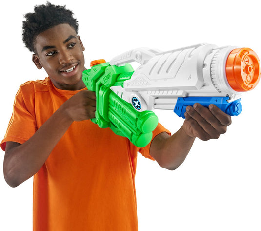 Xshot hydro hurricane waterpistool – water blaster 1500 ml – bereik 9 meter – 4 sproeistanden – zuru water warfare