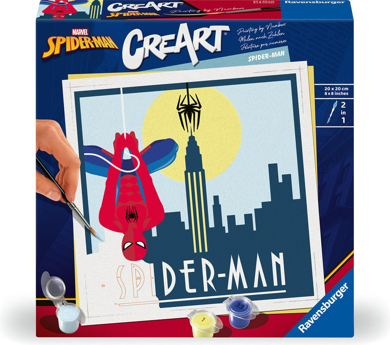 Afbeelding laden in galerijviewer, Ravensburger creart schilderen op nummer - marvel spiderman
