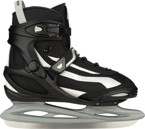 Nijdam ijshockeyschaats - power play - semi-softboot - maat 40 - zwart