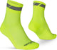 Gripgrab - classic regular cut zomer fietssokken 1 paar coolmax wielersport sokken - geel hi-vis - unisex - maat xs (35-38)
