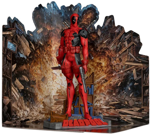 Mcfarlane toys marvel pvc statue 1 10 deadpool (the new mutants
