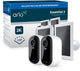 Arlo essential3 2k beveiligingscamera zonnepanelen - 2-pack
