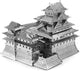 Metal earth himeji kasteel 3d modelbouwset 7,2 cm