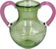 Hd collection vaas glas groen 21x16x21cm