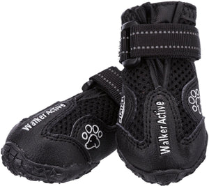 Trixie walker active - hondenschoentjes - xs - zwart - 2 st xs