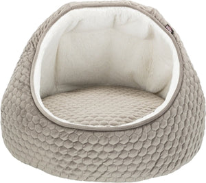 Trixie - kattenmand - iglo livia - grijs crème - 55x55x45cm one size