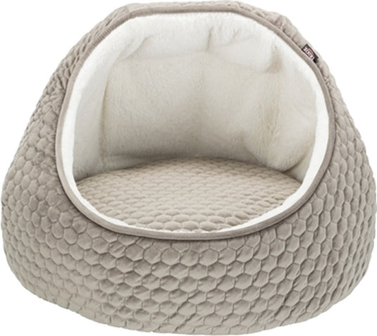 Trixie - kattenmand - iglo livia - grijs crème - 55x55x45cm one size