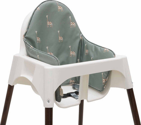 Jollein - stoelverkleiner jungle jambo giraffe - waterafstotend - stoelverkleiner voor ikea kinderstoel, baby