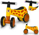 Lionelo sammy loopfiets – 4 wielen – verlichting in handvatten – vanaf 1 jaar – extra comfortabel zadel – antislip handgrepen – ergonomisch ontwerp – kleurrijke diermotieven – jongens meisjes – zonder gereedschap te monteren