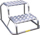 Milenco aluminium original double opstap - zilver