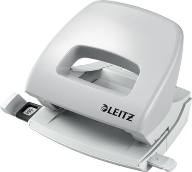 Leitz nexxt mini perforator - perforeert tot 16 vel - voor mappen en ringbanden - ideaal voor thuiskantoor thuiswerkplek - wit
