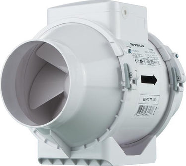 Vents tt buisventilator 100 mm - inline kanaalventilator - 187 m³ h