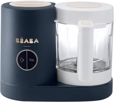 Béaba babycook neo® - 4-in-1 babyvoeding bereider - stoomkoker en baby foodprocessor - glazen kom - blauw