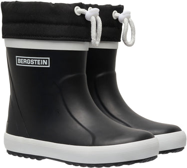 Bergstein classic thermo unisex junior regenlaarzen - black