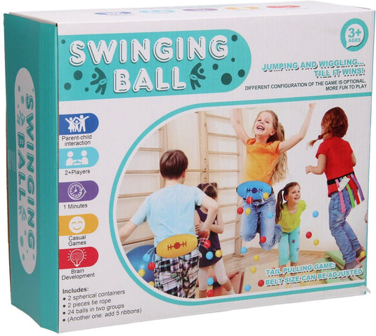 Lobbes speelgoed bv 2-in-1 spel: lintjes pakken swingbal