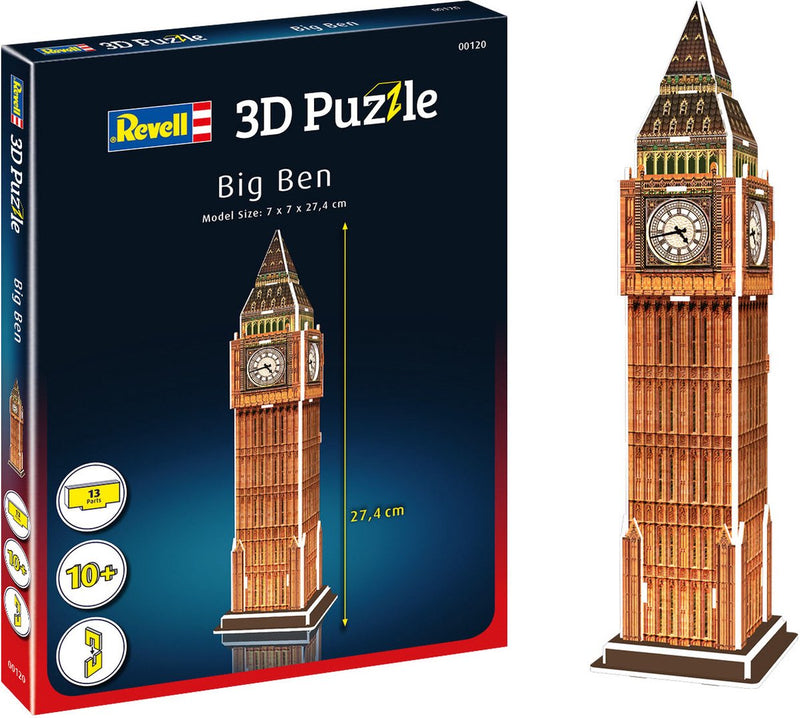 Afbeelding laden in galerijviewer, Revell puzzel - 00120 big ben 3d puzzel
