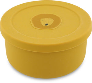 Trixie snackbox kinderen - mr. lion - snackdoosje van siliconen - fruitboxje school - geschikt voor de vaatwasser