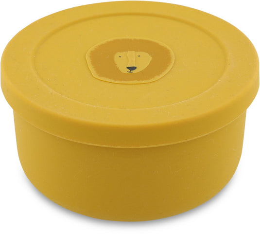 Trixie snackbox kinderen - mr. lion - snackdoosje van siliconen - fruitboxje school - geschikt voor de vaatwasser