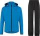 Agu go regenpak essential dames heren - blauw - l - waterdicht ademend l