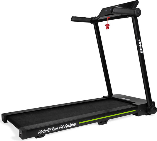 Virtufit run fit foldable loopband - led display - 40 programma's - max. 14 km h - max. 115 kg - stil in gebruik - hartslagfunctie - inklapbaar - 99% voorgemonteerd - walking pad