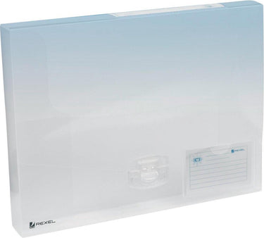 Rexel elastobox ice transparant rug van 4 cm