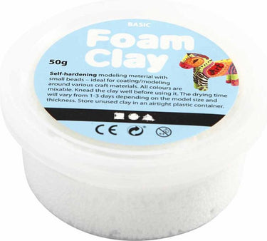 Foam clay - wit, 35gr.