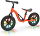 Chillafish loopfiets 2 jaar met glow led wielen - lichtgewicht met verstelbaar zadel en stuur - oranje - loopfiets voor jongens en meisjes tot 4 jaar met handvat om te dragen en 10 anti lek banden - geen batterijen nodig - model charlie glow