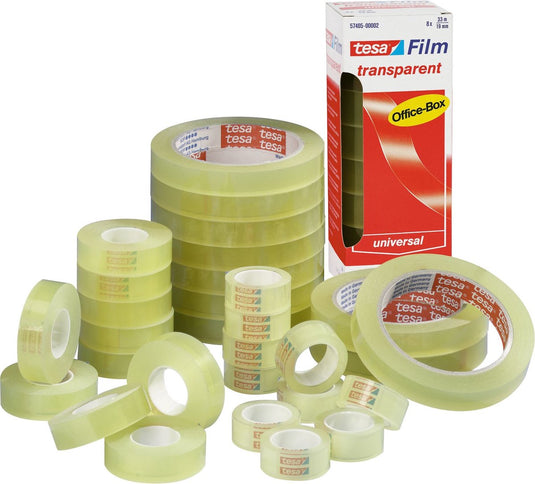 Tape tesafilm 25 mm x 66 m 6 rollen