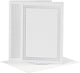 Creativ company cc borduurkaarten 10,5x15 cm wit 6 stuks