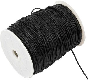 Creativ company cc cotton cord, thickness 2 mm, black, 100 m 1 pack