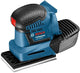 Bosch blauw bosch professional gss 18v-10 - accu vlakschuurmachine - exclusief accu en lader - inclusief 3x voetplaat met schuurplateau - 3x schuurblad