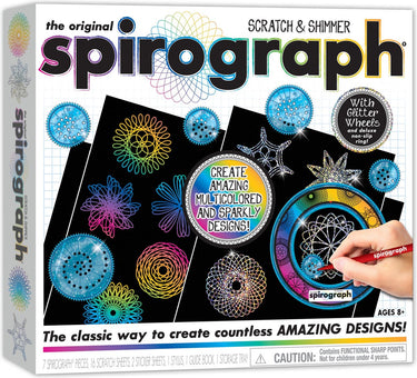 Spirograph scratch and shimmer - hobbypakket