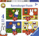 Ravensburger nijntje 4in1box puzzel - 12+16+20+24 stukjes - kinderpuzzel