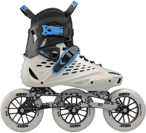 Roces otli 125 skeelers volwassenen - 3x125mm wielen - speed inline skates - grijs zwart - maat 40