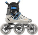 Roces otli 125 skeelers volwassenen – 3x125mm wielen – speed inline skates – grijs zwart – maat 39