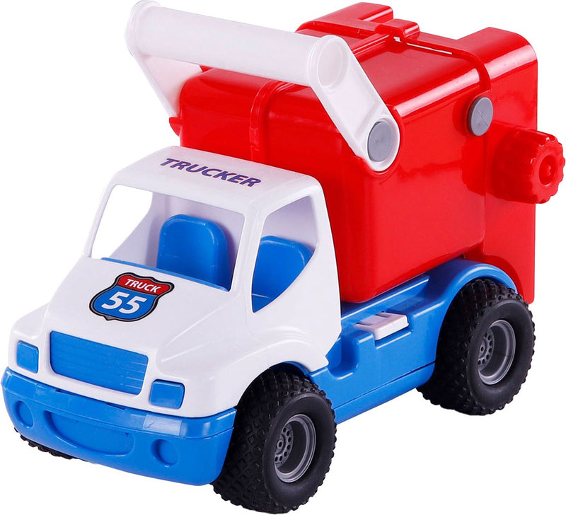 Afbeelding laden in galerijviewer, Cavallino grip vuilniswagen met rubberbanden, 29cm
