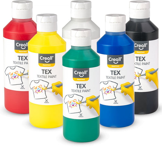 Creall textielverf, 6x250ml